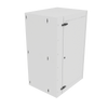 25U WMCM White Mesh Door Wall Mount with Swing Handle