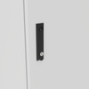 25U WMCM White Solid Door Wall Mount with Swing Handle