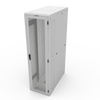44U 24W48D White ES Cabinet with Mesh Doors