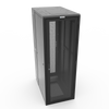 44U 30W  42D Black ES Cabinet with Mesh Doors