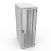 44U 30W 42D White ES Cabinet with Mesh Front / Split Mesh Rear