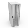 44U 30W 48D White ES Cabinet with Mesh Front / Split Mesh Rear