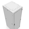 44U 29W 32D White E Cabinet with Plexi Front / Solid Rear and #10-32 Mounting