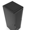 44U 29W 36D Black E Cabinet with Mesh Doors  and #10-32 Mounting