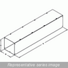 Cwsc1036Nk Straight Section w/o Ko - 10 x 10 x 36 - Steel/Gray