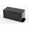 1411Fbkbk Enclosure -Black Aluminum; Flanged; Utility