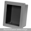 Pj18168Tw N4X Wallmount Encl - 18.40 x 16.40 x 8.13 - Fiberglass