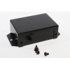 1411Fbcbk Enclosure -Black Aluminum; Flanged; Utility