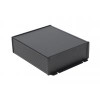 1457U2202Bk Enclosure, Extruded Aluminum, 7.52 x 2.68 x 8.66, Flanged End Panels, 1457 Series