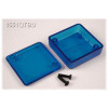1551Qtbu Translucent Blue Plastic Enclosure
