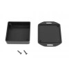 1551Tflbk Black Plastic Enclosure With Flanged Lid