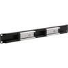Rackmount Solutions RS-UP12-811A - 1u Cat5E Patch Panel, 12 port