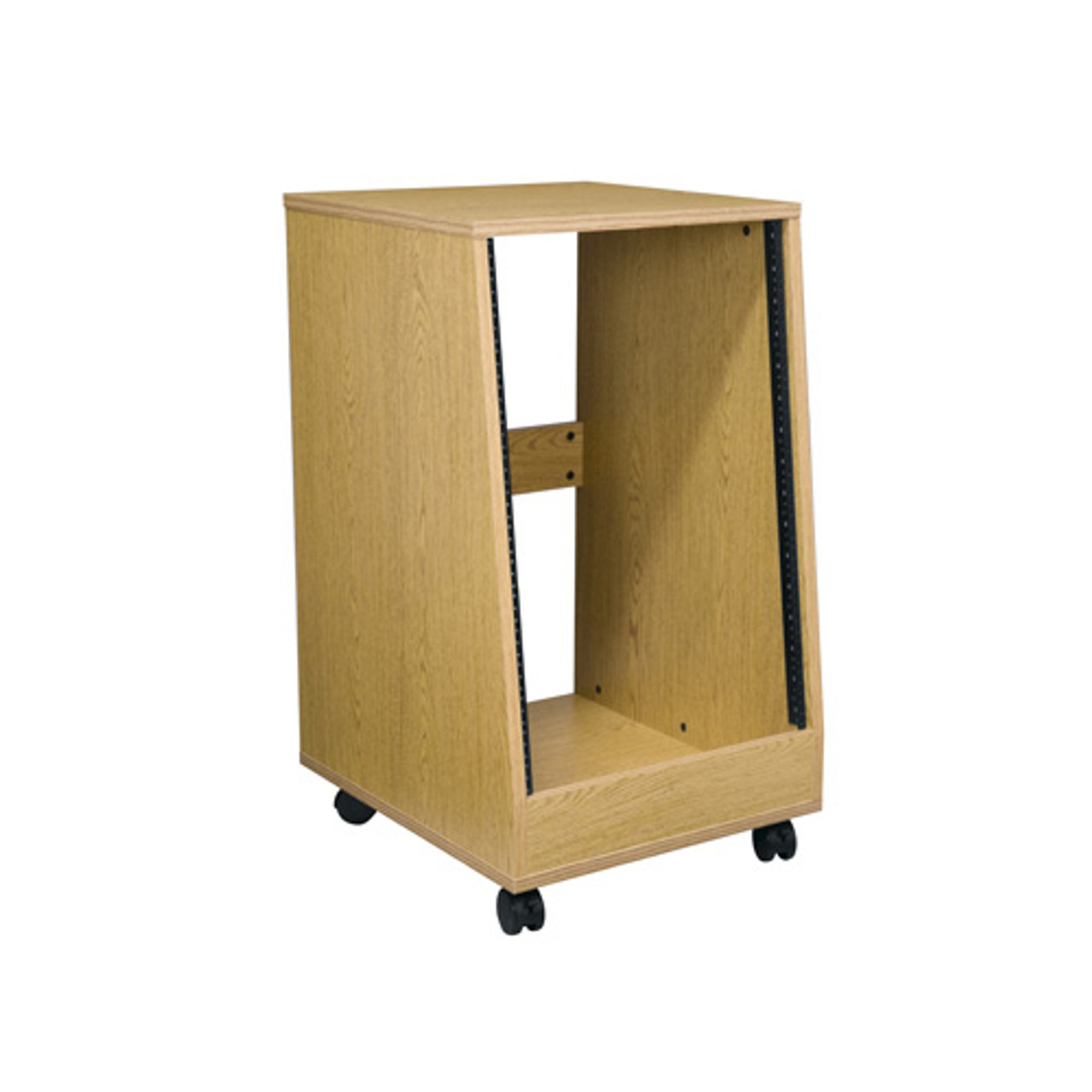 Middle Atlantic OSR16 16-Space Slanted Oak Rack Enclosure-