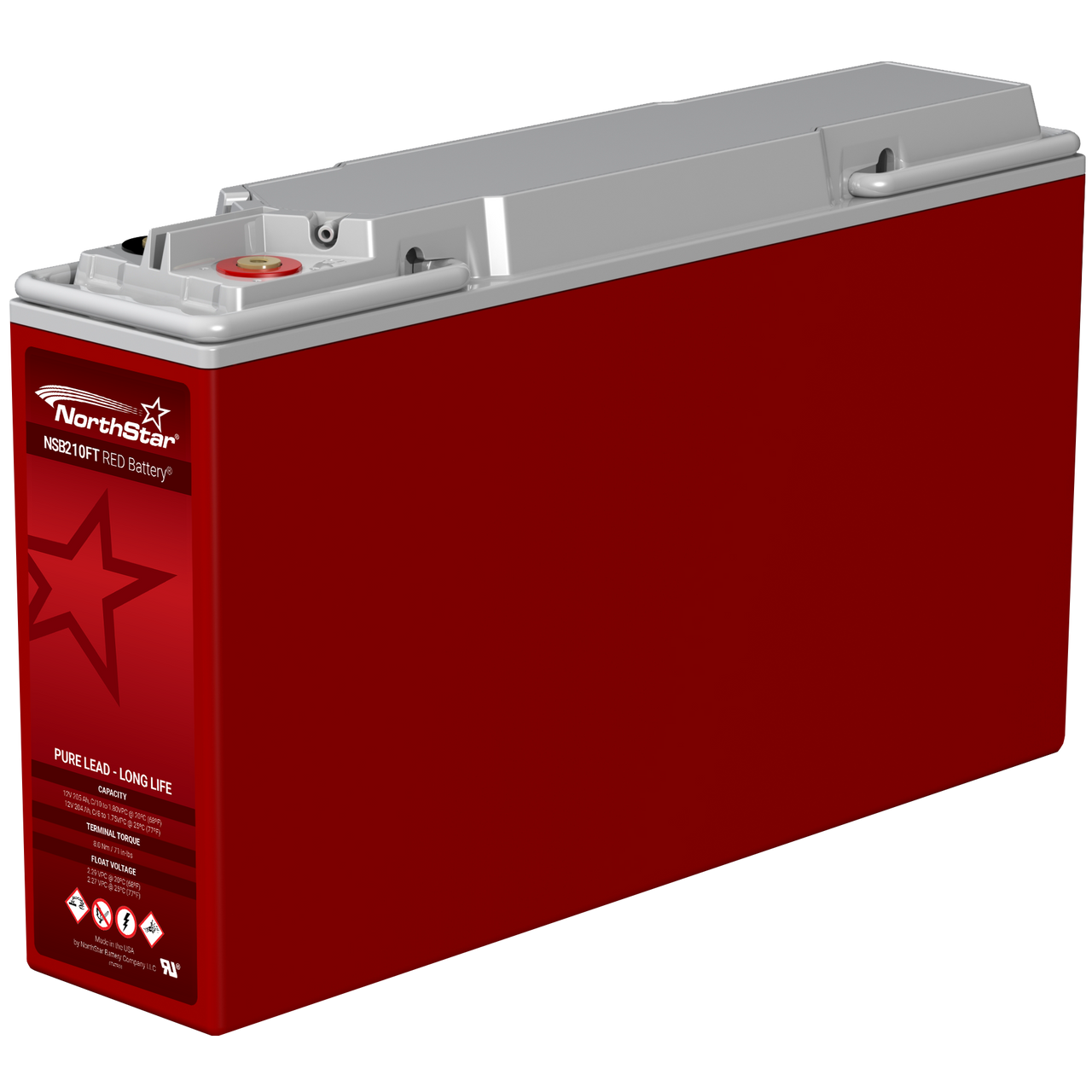 NorthStar NSB210FT Red Batteries | Rackmount Solutions