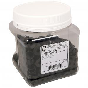 1421A500W 500Pk Black Plastic Cup Washer Rackmount Solutions