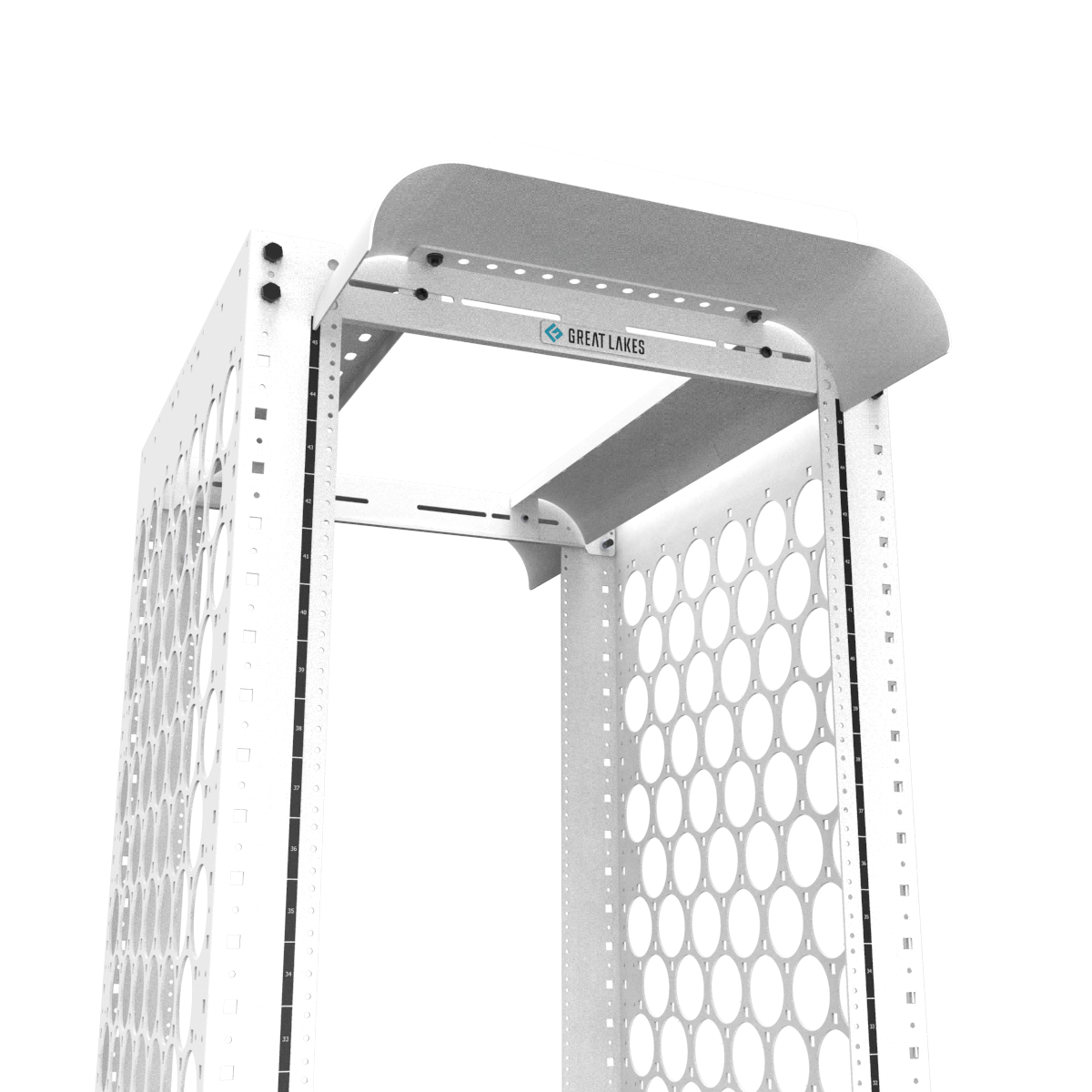 CMRX-45U24-W-1224 Open Frame 4 Post Rack | Great Lakes Case & Cabinet