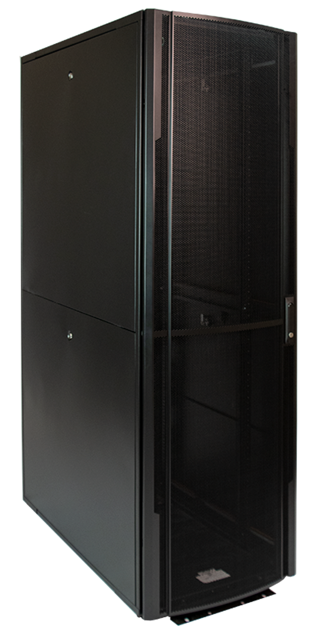 42U Server Rack Cabinet, Locking Front/Rear Doors, Excellent Airflow