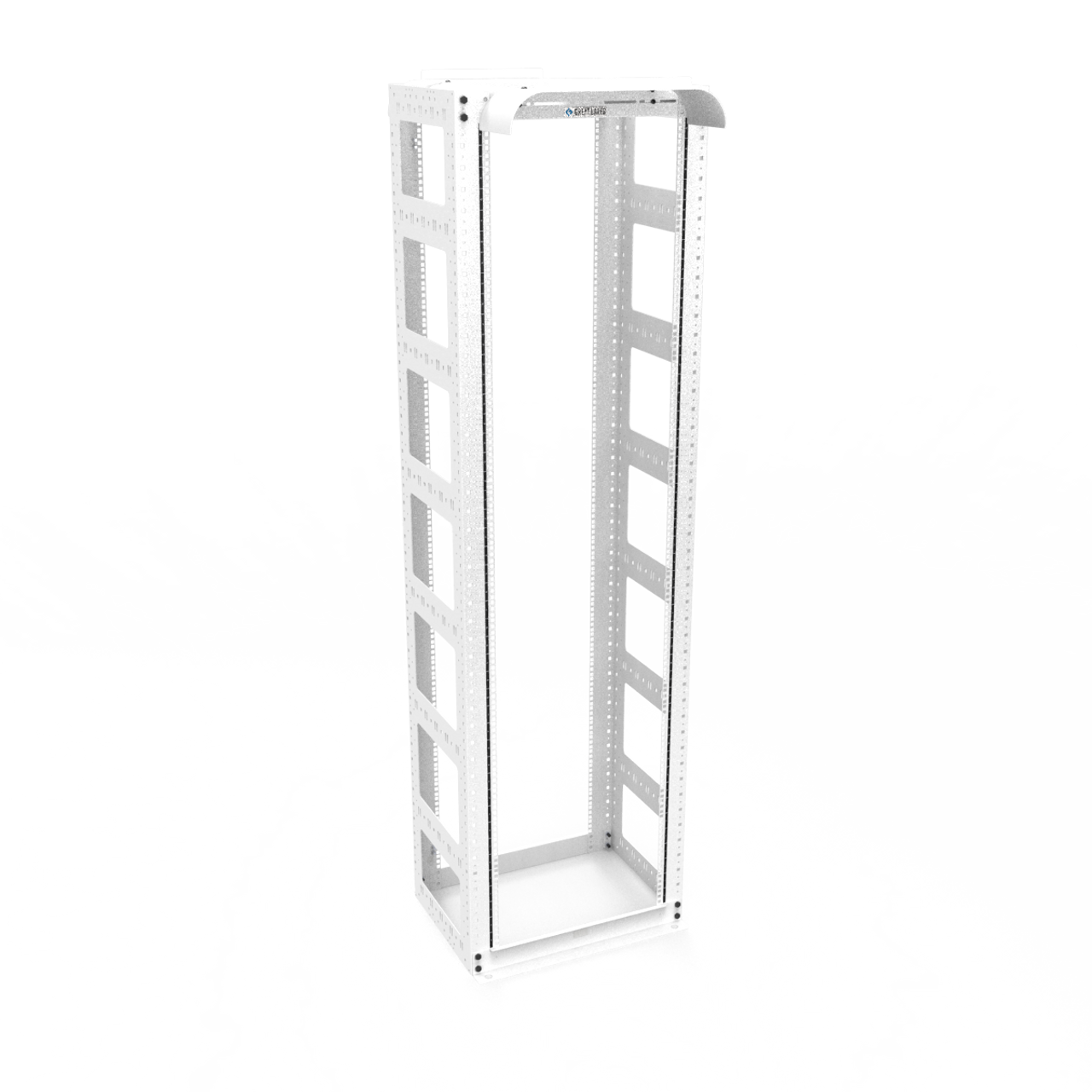 Vertical Cable Channels  Dense Network Cable Management