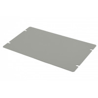 143114 Bottom Plate For Steel Chassis. Asa 61 Smooth Grey. Rackmount