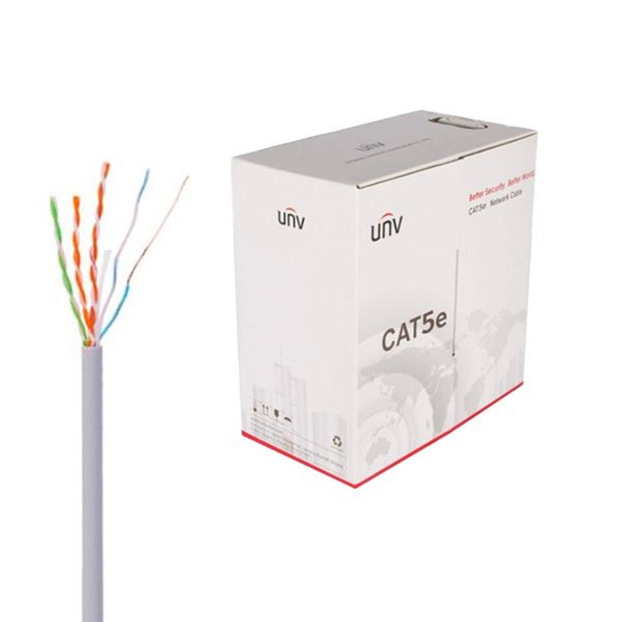 Câble réseau UTP catégorie 5e ethernet 20m blanc - Cablematic