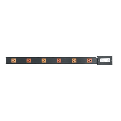 20 AMP Power Strip, 6 Outlets