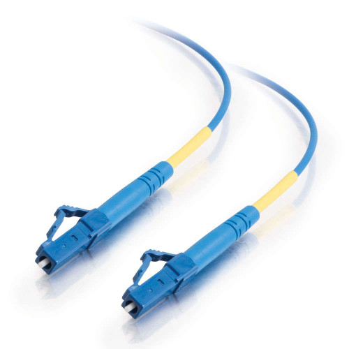 5m LC-LC 9/125 OS2 Simplex Single-Mode PVC Fiber Optic Cable - Blue