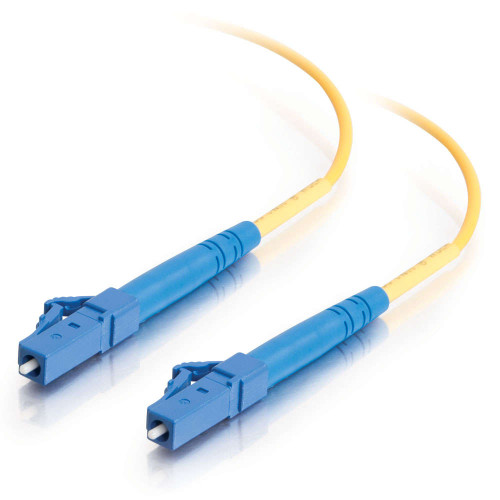 9m LC-LC 9/125 OS2 Simplex Single-Mode Fiber Optic Cable - Plenum CMP-Rated - Yellow