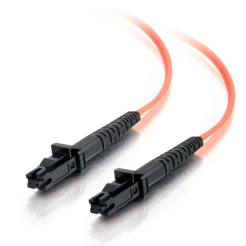 3m MTRJ-MTRJ 62.5/125 OM1 Duplex Multimode PVC Fiber Optic Cable - Orange