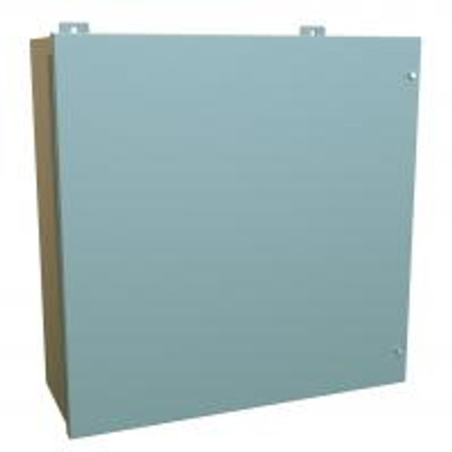 1418Jj9 N12 Lg Jic Encl w/Panel - 24 x 24 x 9 - Steel/Gray