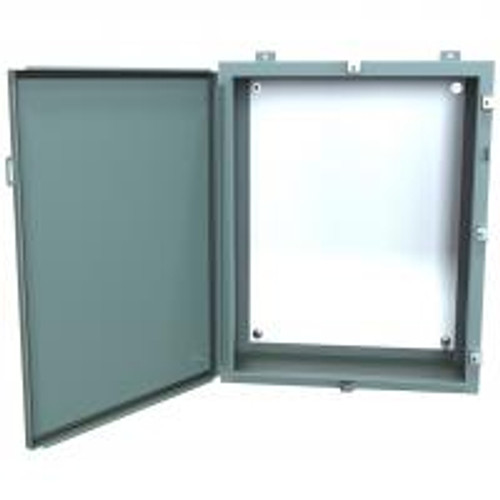 1418N4K10 N4 Wallmount Encl w/Panel - 30 x 24 x 10 - Steel/Gray
