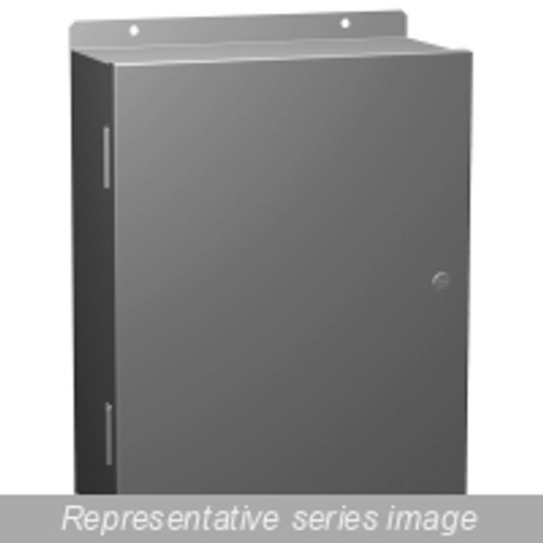 1420C7 N1 Wallmount Encl w/Panel - 20 x 16 x 7 - Steel/Gray
