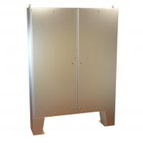 1422N4S16E12Fqt N4X Qtr Turn Dbl Door Floormount Encl w/Panel - 72 x 60 x 12 - 316 Ss 1422N4S16E12Fqt N4X Qtr Turn Dbl Door Floormount Encl w/Panel - 72 x 60 x 12 - 316 Ss