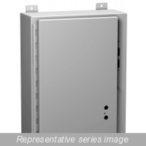 1447Sj10 N12 Disconnect Encl w/Panel - 42 x 37-3/8 x 10 - Steel/Gray