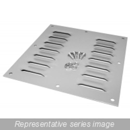 1481L44 Vent. Plate, 5.6" x 5.5" - Steel/Gray