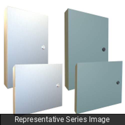 1481Sdh3624 Solid Door Kit, Deep Hinged - 34.2 X 20.2 - Steel/Gray