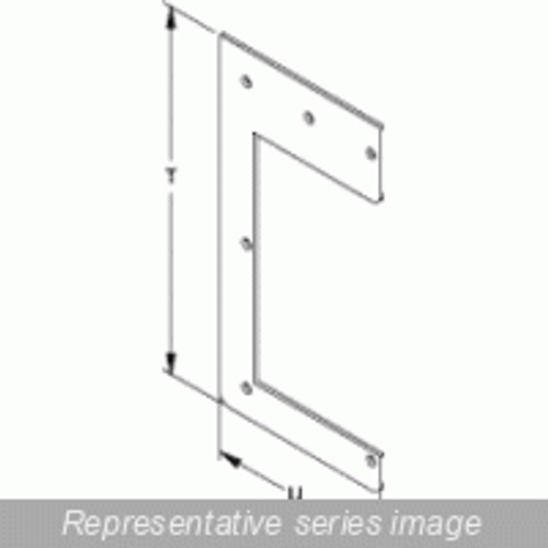 1487Dl1Ss N4X Wireway, Drop Hanger - Fits 6 x 6 - 304Ss