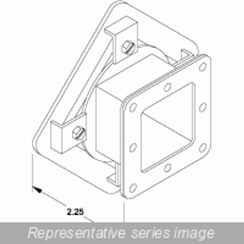 1487Ev2 N12 Wireway, Swivel Nipple Regular - Fits 8 x 8 - Steel/Gray