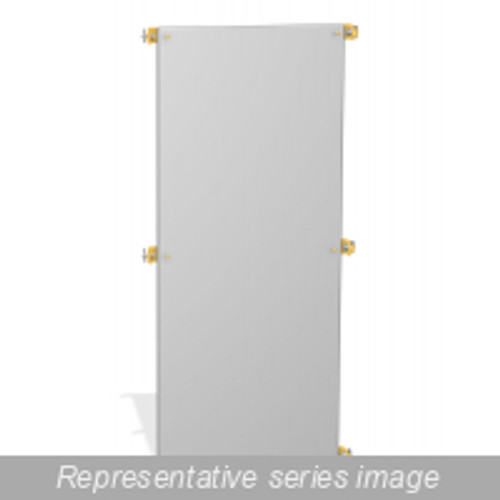 60Fd14 Side Mount Panel - 14" - Fits Encl. 60" H - Steel/Wht