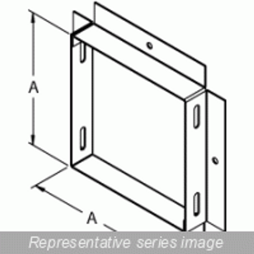 Cwad12G Panel Adapter 12X12-Galv