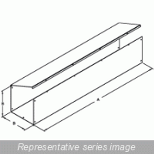 Cwst1024Nk Straight Section w/o Ko - 10 x 10 x 24 - Steel/Gray