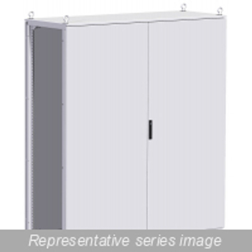 Hmet18104 Modular Dbl Door Encl - 1800 x 1000 x 400 - Steel/Lt Gray