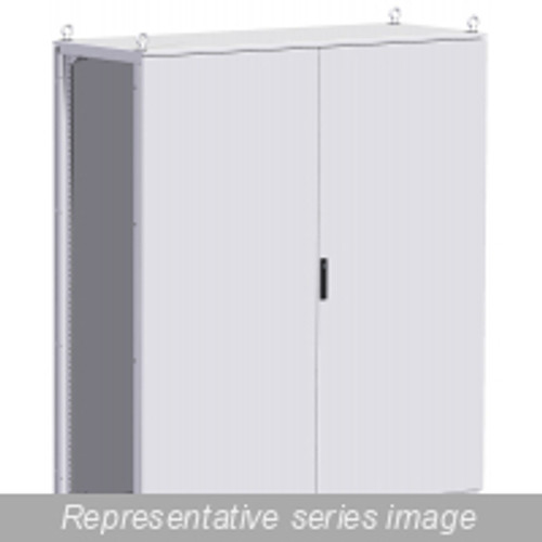 Hmet18164 Modular Dbl Door Encl - 1800 x 1600 x 400 - Steel/Lt Gray