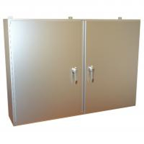 Hn4Wm426012Ss N4X 2 Door Wallmount Encl w/Panel - 42 x 60 x 12 - 304 Ss