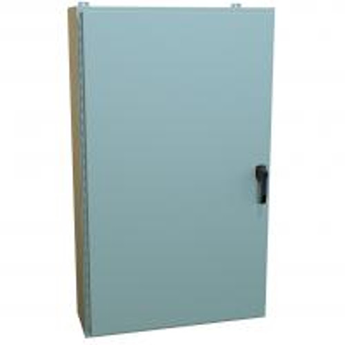 Hw603612Gyhk N4, 12 Wallmt, Hinged w/Handle - 60 x 36 x 12 - Steel/Gray