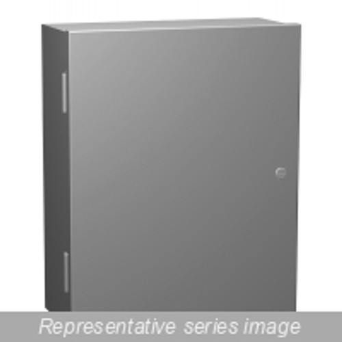 N1A24207 N1 Enclosure w/Panel - 24 x 20 x 7 - Steel/Gray