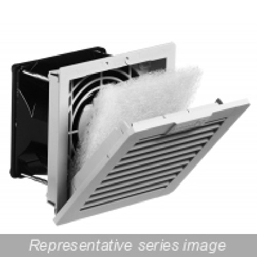 Pf11000T12Lg24 16 Cfm Filter Fan, 24Vdc N12 - Lt. Gray