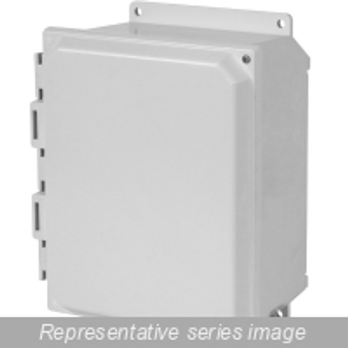 Pju14126H N4X Solid Door Hinge Cover w/Feet - 14 x 12 x 6 - Fiberglass