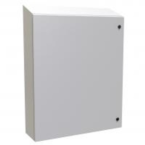 St36308Lg N4,12 Eclipse Slope Top Encl. - 36 x 30 x 8 - Steel/Lt. Gray