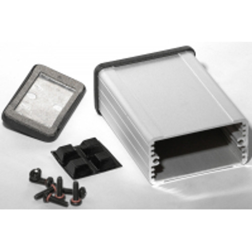 1457C802E Emi/Rfi Shielded Extruded Aluminum Enclosure. Flanged Panels 1.22x2.32x3.15