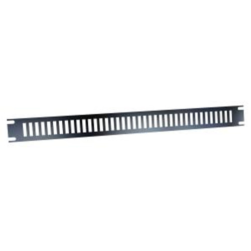 Pvss19001Bk2 1U Slotted Steel Vented Panel Pvss19001Bk2 1U Slotted Steel Vented Panel